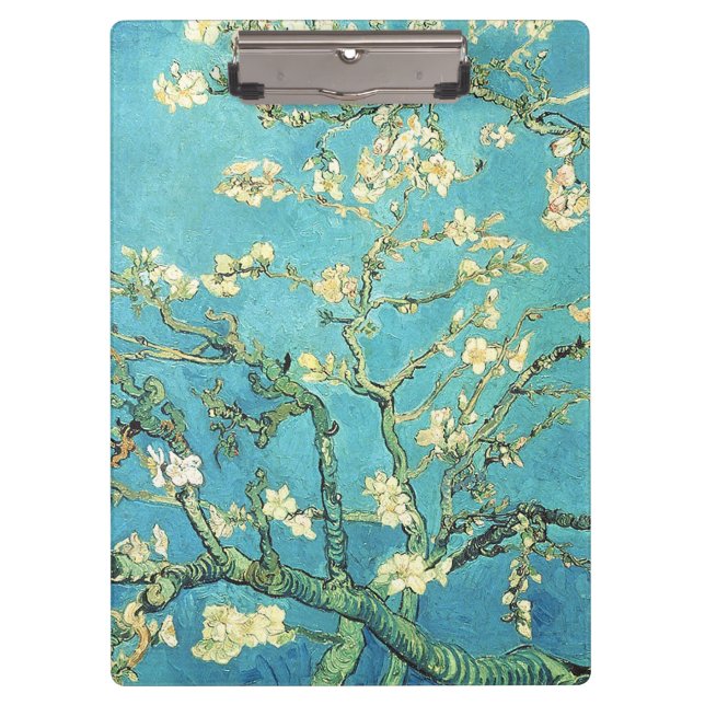 Vincent van Gogh Blühender Mandelbaum    Klemmbrett (Vorderseite)