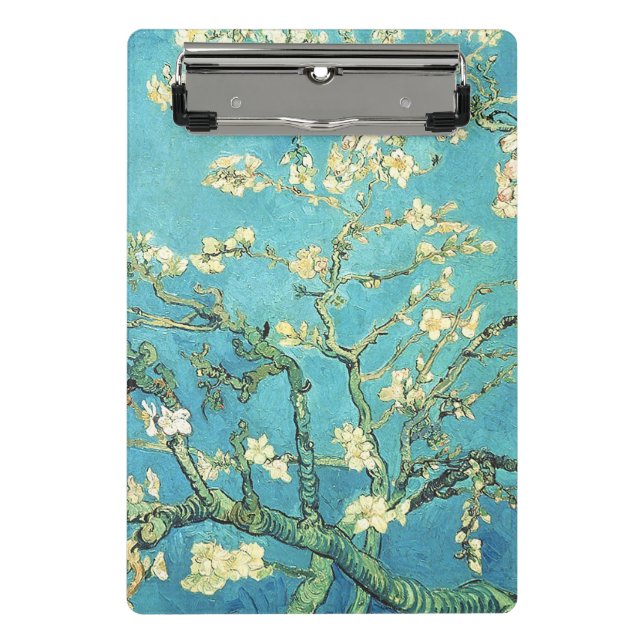 Vincent van Gogh Blühender Mandelbaum    Mini Klemmbrett (Vorderseite)