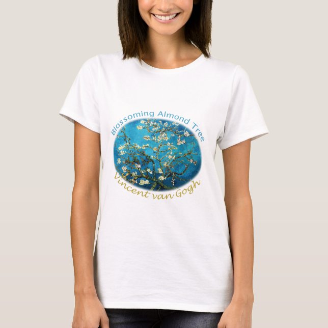 Vincent van Gogh, blühender Mandelbaum T-Shirt (Vorderseite)