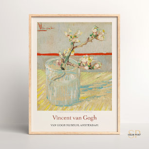 Vincent van Gogh Blühender Mandelzweig Kunst Poster