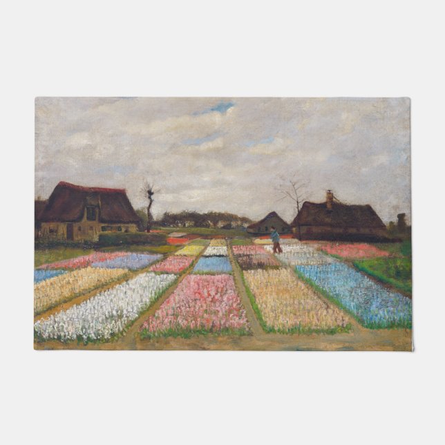Vincent van Gogh - Blume Beds in Holland Fußmatte (Vorderseite)