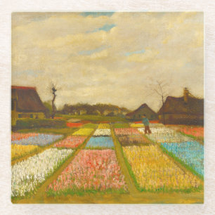 Vincent van Gogh Blume Beds in Holland Glasuntersetzer