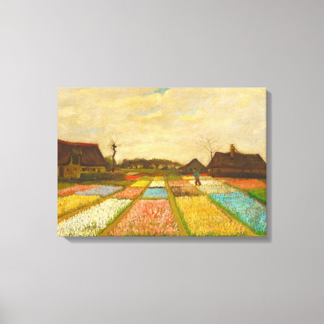 Vincent van Gogh Blume Beds in Holland Leinwanddruck (Vorderseite)
