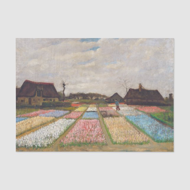 Vincent van Gogh - Blume Beds in Holland Seidenpapier (Vorderseite)