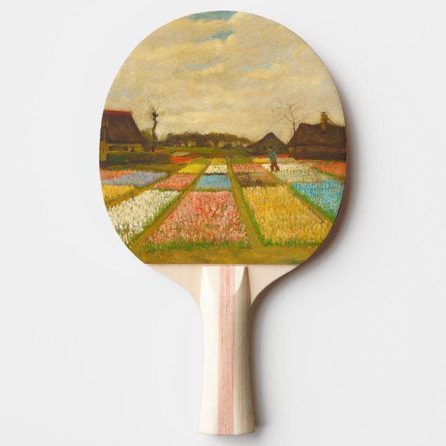 Vincent van Gogh Blume Beds in Holland Tischtennis Schläger (Vorderseite)