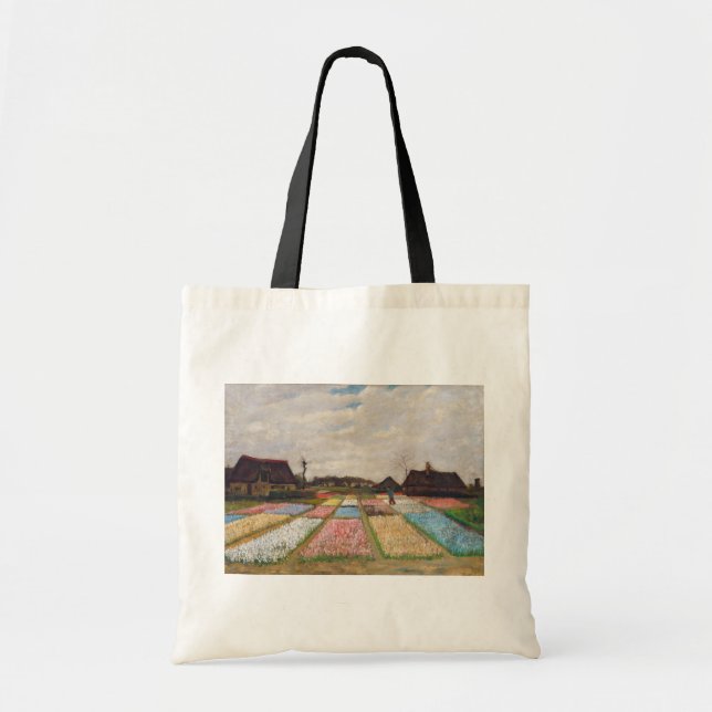 Vincent van Gogh - Blume Beds in Holland Tragetasche (Vorne)