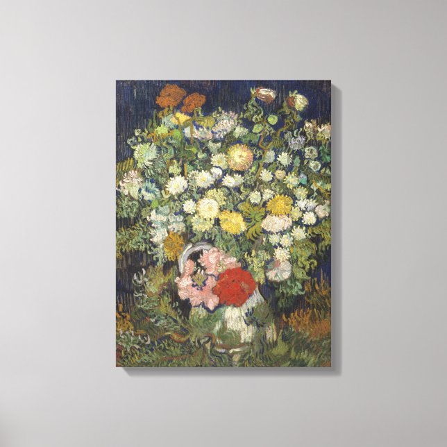 Vincent Van Gogh | Blume in einer Vase Leinwanddruck (Vorderseite)