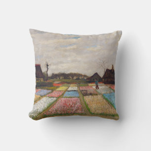 Vincent van Gogh - Blumenbeete in Holland Kissen