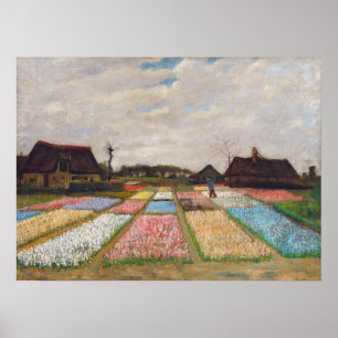 Vincent van Gogh - Blumenbeete in Holland Poster