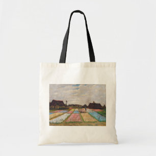 Vincent van Gogh - Blumenbeete in Holland Tragetasche