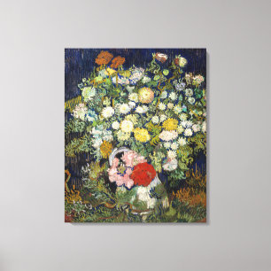Vincent van Gogh - Blumenstrauß in einer Vase Leinwanddruck