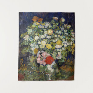 Vincent van Gogh - Blumenstrauß in einer Vase Wandteppich