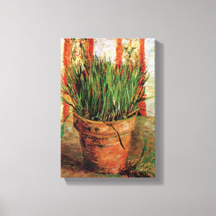 Vincent Van Gogh - Blumentopf mit Chives Leinwanddruck
