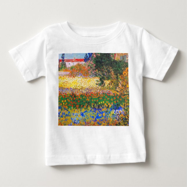 Vincent Van Gogh Blütengarten Baby T-shirt (Vorderseite)