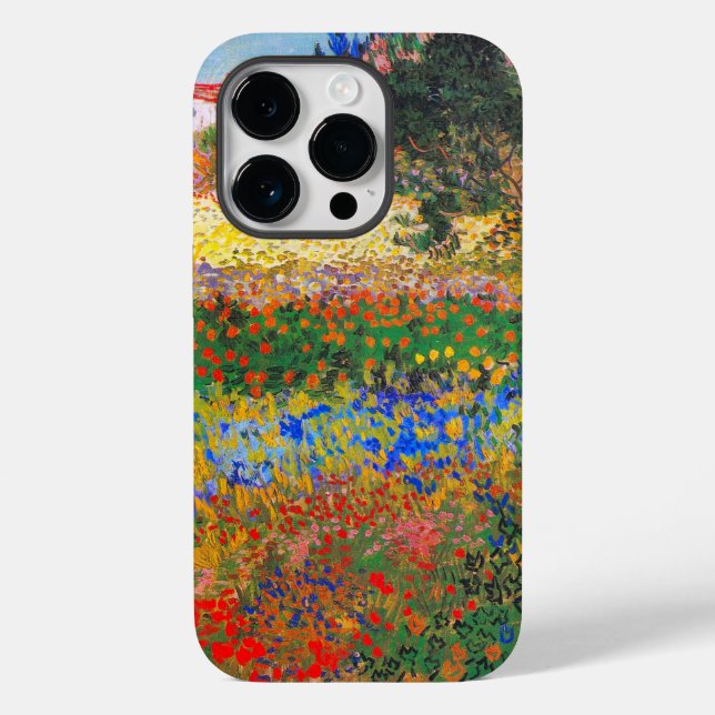 Vincent Van Gogh Blütengarten Case-Mate iPhone 14 Pro Hülle (Rückseite)