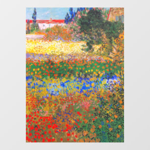 Vincent Van Gogh Blütengarten Fensteraufkleber