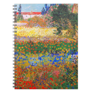 Vincent Van Gogh Blütengarten Notizblock