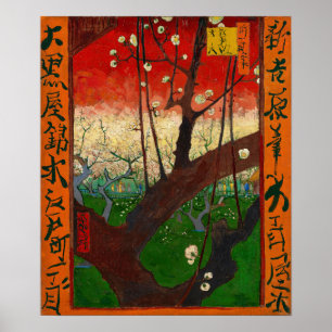 Vincent van Gogh - Blütenpflanzenbaum Poster