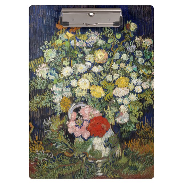 Vincent van Gogh - Bouquet der Blume in einer Vase Klemmbrett (Vorderseite)