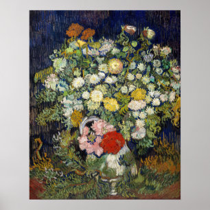 Vincent van Gogh - Bouquet der Blume in einer Vase Poster
