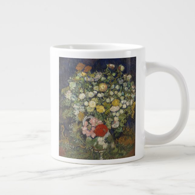 Vincent Van Gogh| Bouquet von Blume in einer Vase Jumbo-Tasse (Rechts)