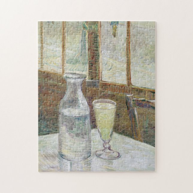 Vincent Van Gogh Cafe Table mit Absinthe (Vertikal)