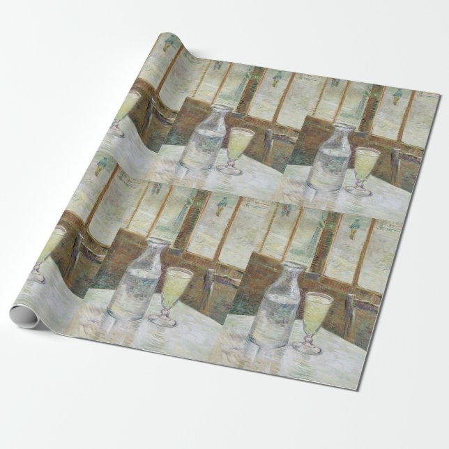 Vincent Van Gogh Cafe Table mit Absinthe Geschenkpapier (Ungerollt)
