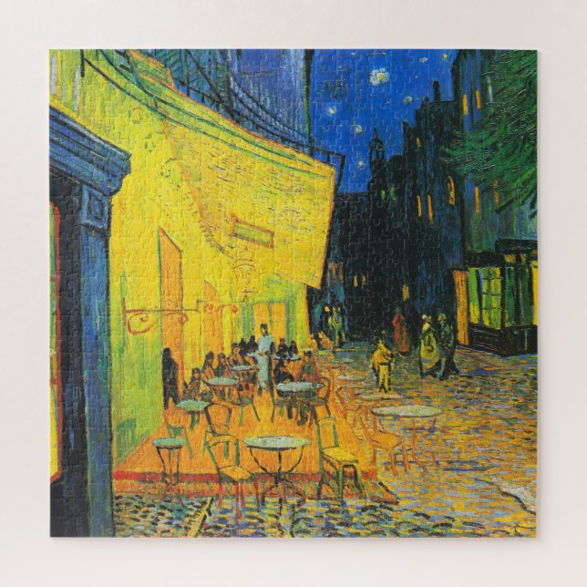 Vincent Van Gogh Cafe Terrace At Night Fine Art (Vertikal)