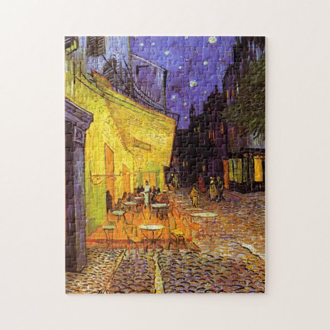 Vincent Van Gogh Cafe Terrace At Night Fine Art (Vertikal)