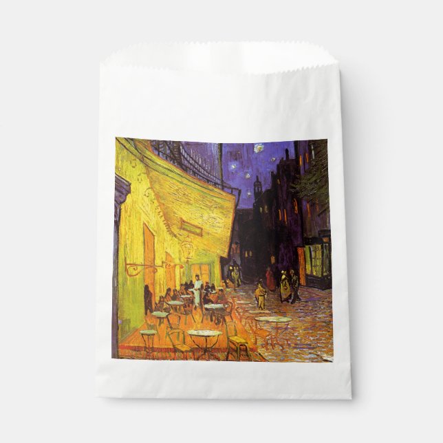 Vincent Van Gogh Cafe Terrace At Night Fine Art Geschenktütchen (Vorderseite)