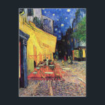 Vincent van Gogh - "Café Terrace at Night" Postkarte<br><div class="desc">Vincent van Gogh - 'Café Terrasse am Abend', beobachten, Handgelenk, Café, Terrasse, Van, Gogh, Vincent, Restaurant, Straße, Sterne, Vangogh, custom, van gogh, vincent, vincent van gogh, vincent gogh, art, impressionist, impressionismus, dutch, franz, france, holland, netherlands, european, europe, franz, franz, franz Malerei, Kunst, Illustration, Druck</div>