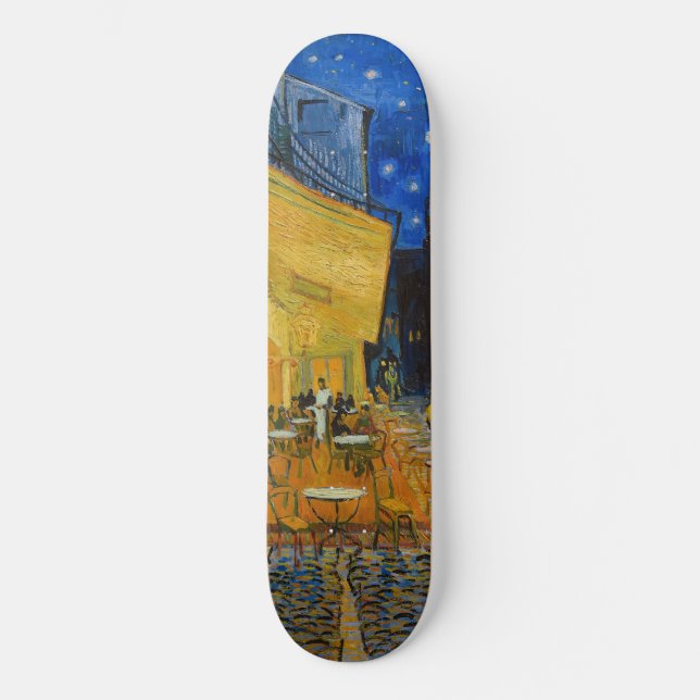 Vincent van Gogh - Cafe Terrace at Night Skateboard (Vorderseite)