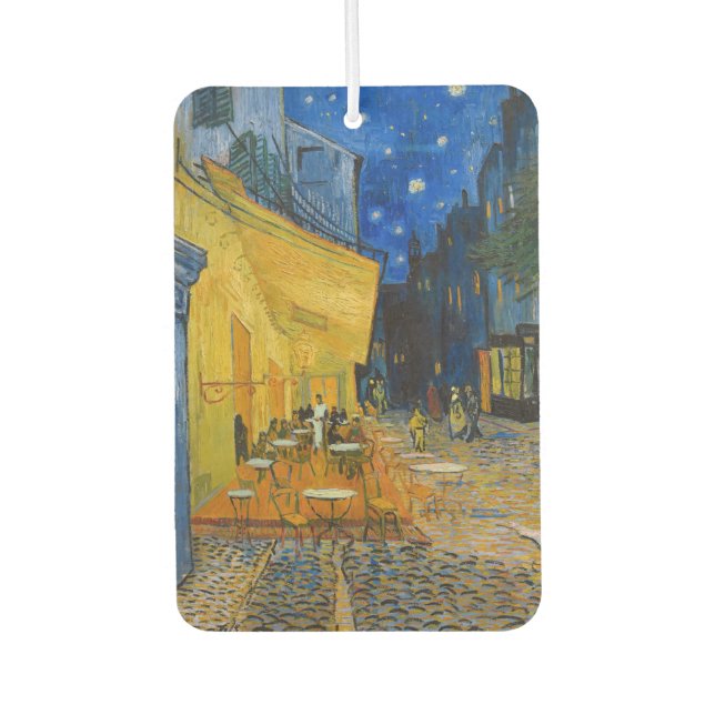 Vincent van Gogh - Café Terrasse am Abend Autolufterfrischer (Vorderseite)