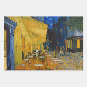 Vincent van Gogh - Café Terrasse am Abend Geschenkpapier Set