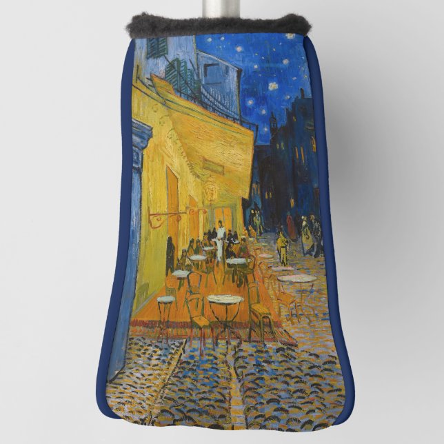 Vincent van Gogh - Café Terrasse am Abend Golf Headcover (Rotieren 90)