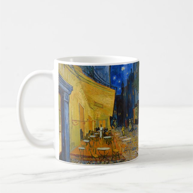 Vincent van Gogh - Café Terrasse am Abend Kaffeetasse (Links)
