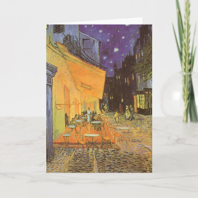 Vincent van Gogh - Café Terrasse am Abend Karte (Vorderseite)