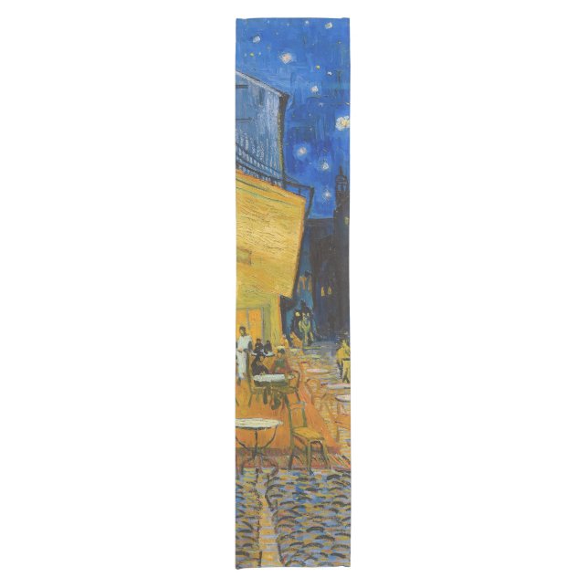 Vincent van Gogh - Café Terrasse am Abend Kurzer Tischläufer (Vorderseite)