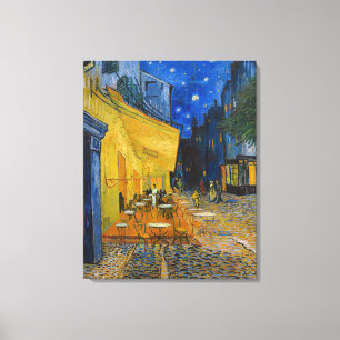 Vincent van Gogh - Café Terrasse am Abend Leinwanddruck