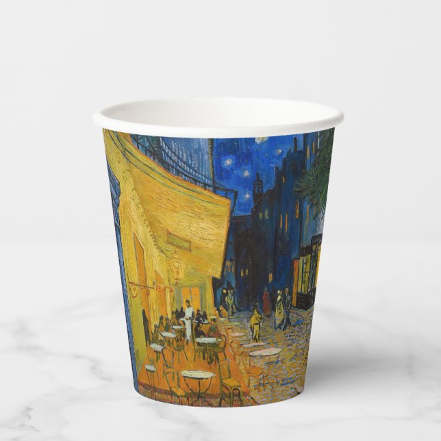Vincent van Gogh - Café Terrasse am Abend Pappbecher (Vorderseite)