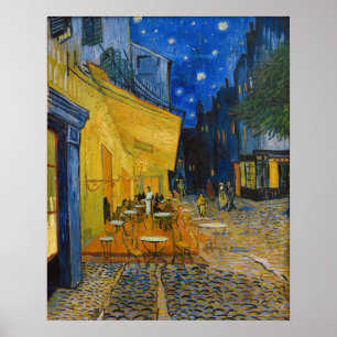 Vincent van Gogh - Café Terrasse am Abend Poster