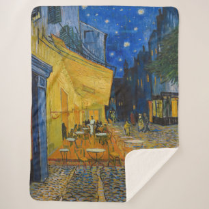 Vincent van Gogh - Café Terrasse am Abend Sherpadecke