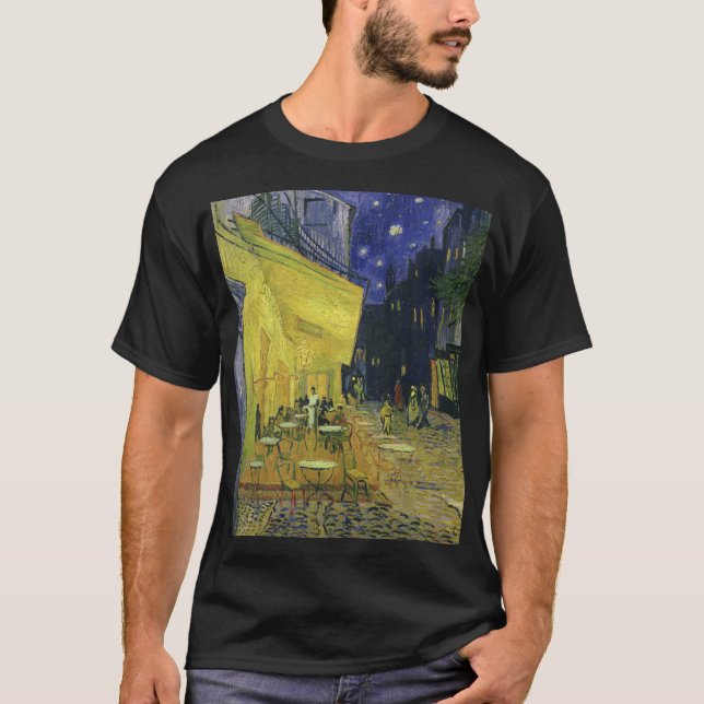 Vincent van Gogh - Café Terrasse am Abend T-Shirt (Vorderseite)