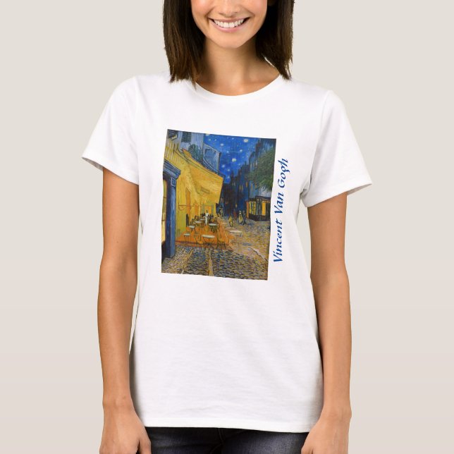 Vincent van Gogh - Café Terrasse am Abend T-Shirt (Vorderseite)