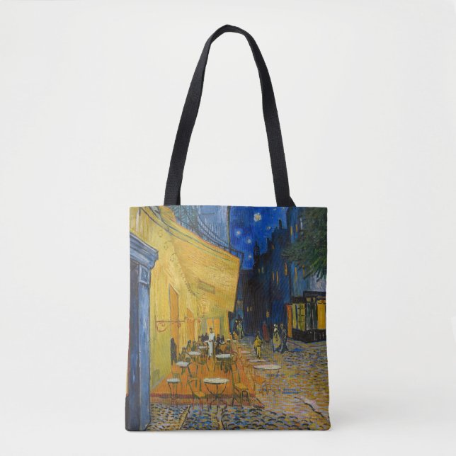 Vincent van Gogh - Café Terrasse am Abend Tasche (Vorderseite)