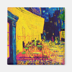 Vincent Van Gogh - Café Terrasse am Pop Art Magnet