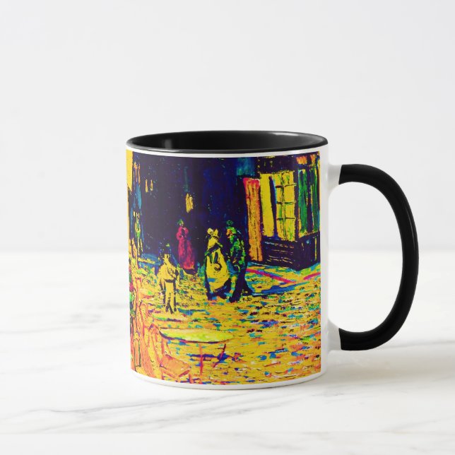Vincent Van Gogh - Café Terrasse am Pop Art Tasse (Rechts)