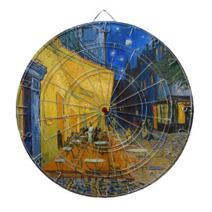 Vincent van Gogh - Café-Terrasse bei Nacht Dartscheibe