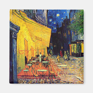 Vincent Van Gogh - Café-Terrasse bei Nacht Fine Ar Magnet