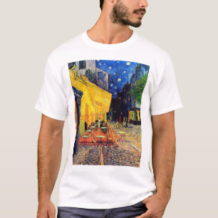 Vincent Van Gogh - Café-Terrasse bei Nacht Fine Ar T-Shirt